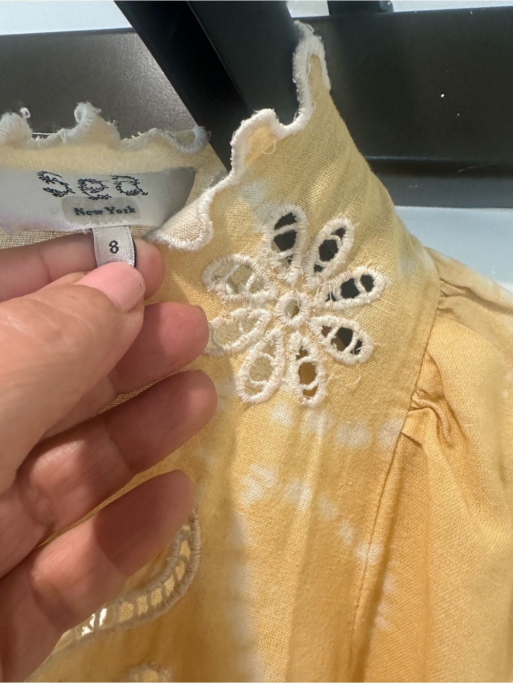 Sea New York Yellow Embroidered Midi Dress - Picture 4 of 4